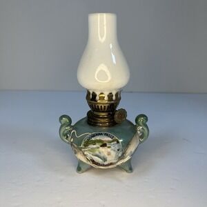 Vintage Miniature Niagara Falls Canada Oil Lamp Souvenir Japan Vintage Decor